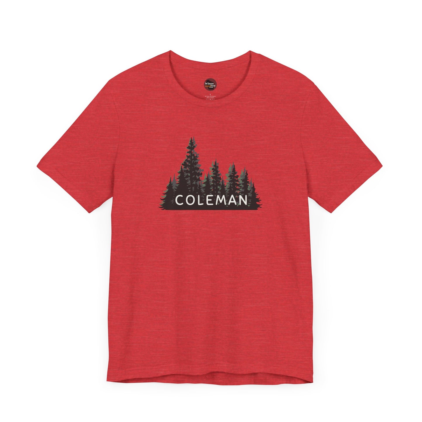 Coleman Forest Graphic Unisex Tee - Nature Inspired Short Sleeve Shirt
