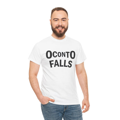 Oconto Falls Unisex Cotton Tee - Casual Comfort for Every Occasion