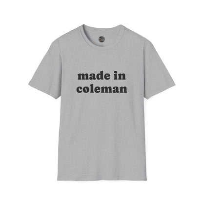 "Made in Coleman" Unisex Softstyle T-Shirt - Casual Comfort for Every Occasion