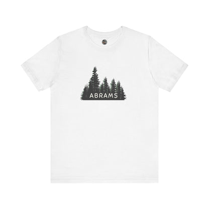 Abrams Forest Graphic Unisex Tee - Nature Inspired Short Sleeve Shirt