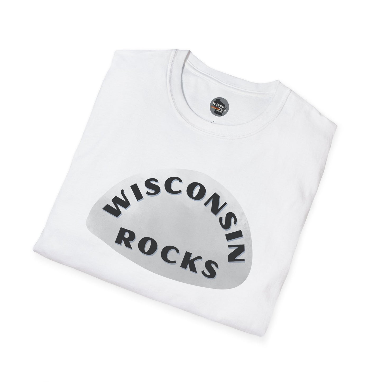 "WISCONSIN ROCKS" Unisex Softstyle T-Shirt - Casual Comfort for Every Occasion