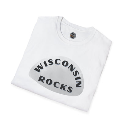 "WISCONSIN ROCKS" Unisex Softstyle T-Shirt - Casual Comfort for Every Occasion