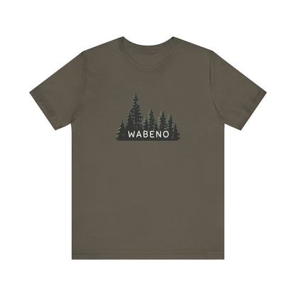 Wabeno Forest Graphic Unisex Tee - Nature Inspired Short Sleeve Shirt