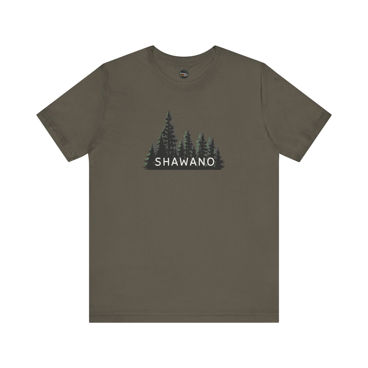 Shawano Forest Graphic Unisex Tee - Nature Inspired Short Sleeve Shirt