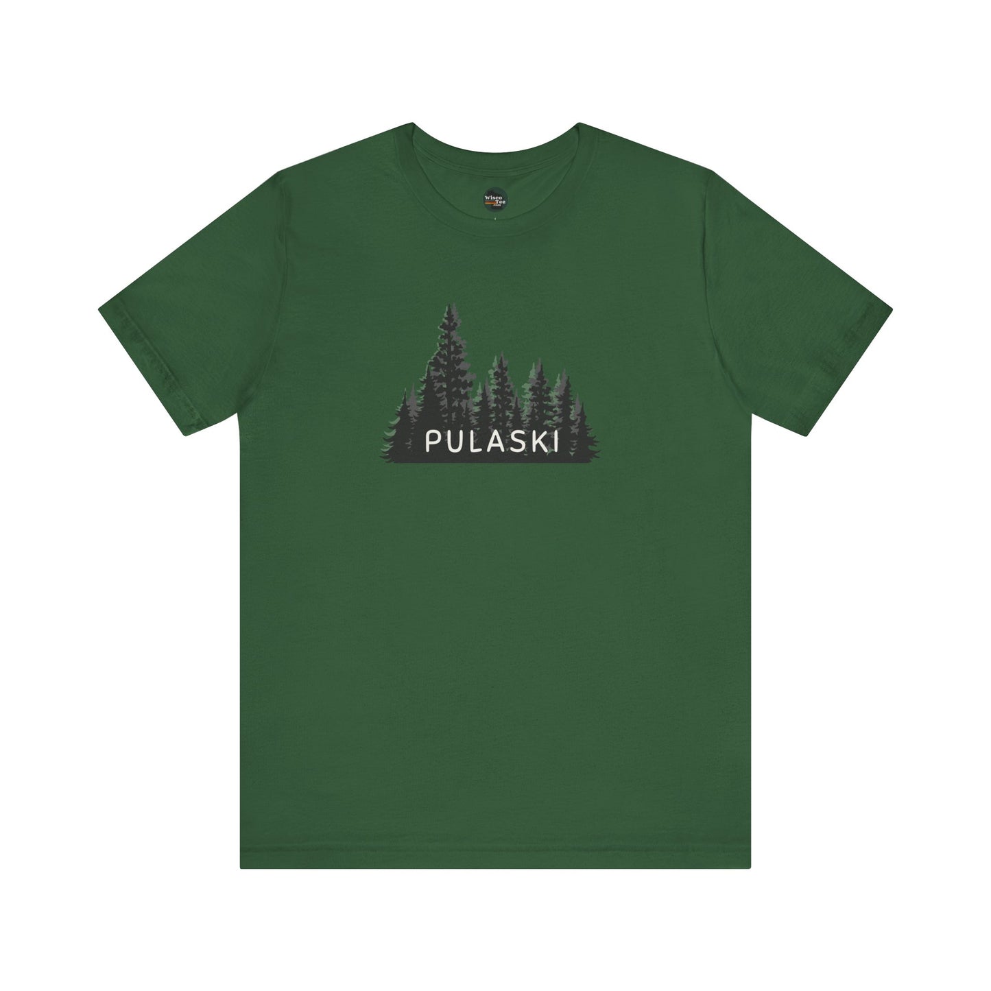 Pulaski Forest Graphic Unisex Tee - Nature Inspired Short Sleeve Shirt