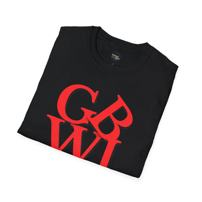 "GB WI" Love Stylish Unisex Softstyle T-Shirt - Vintage Green Bay Design