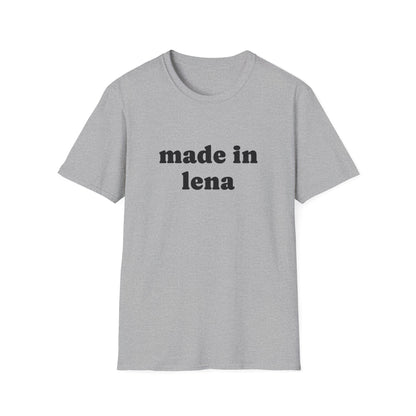 "Made in Lena" Unisex Softstyle T-Shirt - Casual Comfort for Every Occasion