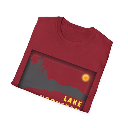 Lake Noquebay Sun Scene - Unisex Softstyle T-Shirt - Casual Comfort for Every Occasion