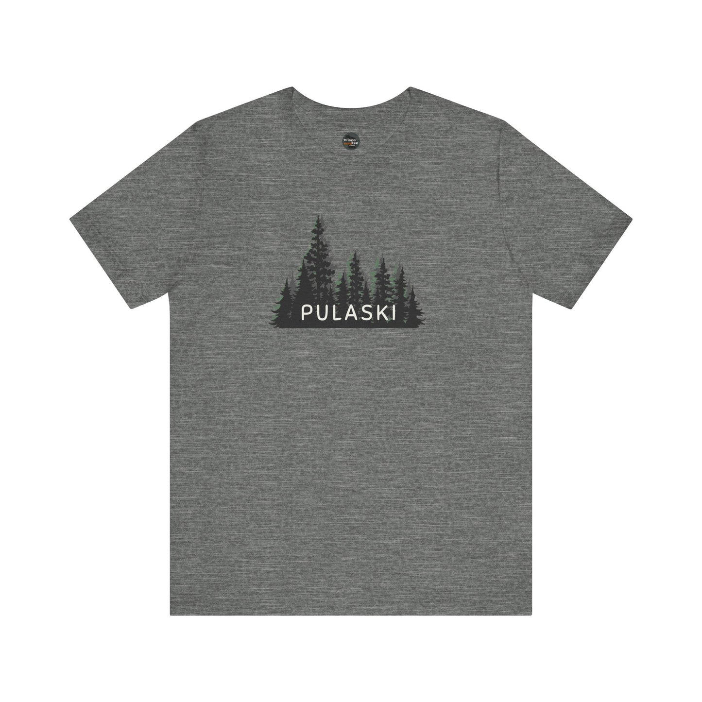 Pulaski Forest Graphic Unisex Tee - Nature Inspired Short Sleeve Shirt