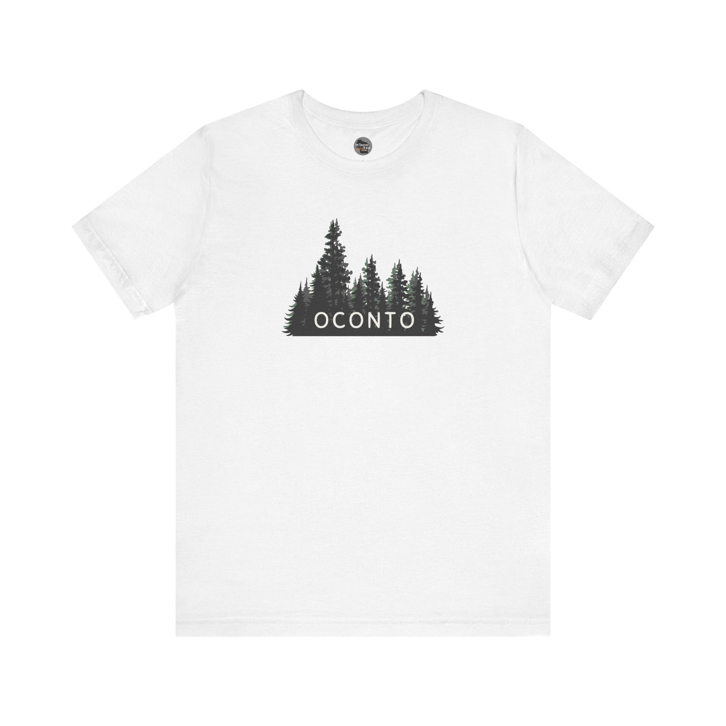 Oconto Forest Graphic Unisex Tee - Nature Inspired Short Sleeve Shirt