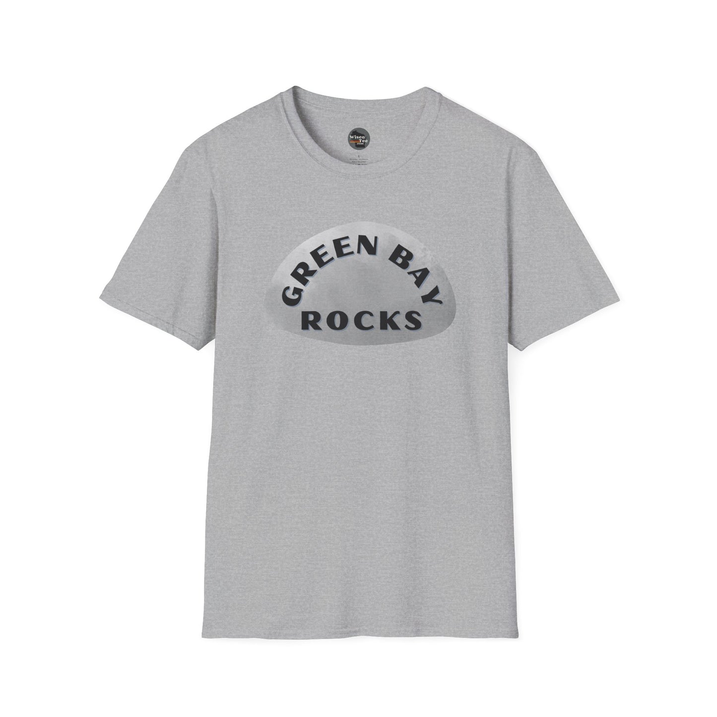 "GREEN BAY ROCKS" Unisex Softstyle T-Shirt - Casual Comfort for Every Occasion