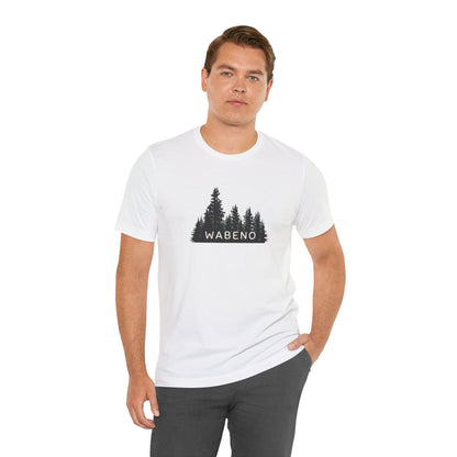 Wabeno Forest Graphic Unisex Tee - Nature Inspired Short Sleeve Shirt