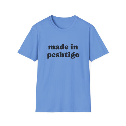 "Made in Peshtigo" Unisex Softstyle T-Shirt - Casual Comfort for Every Occasion