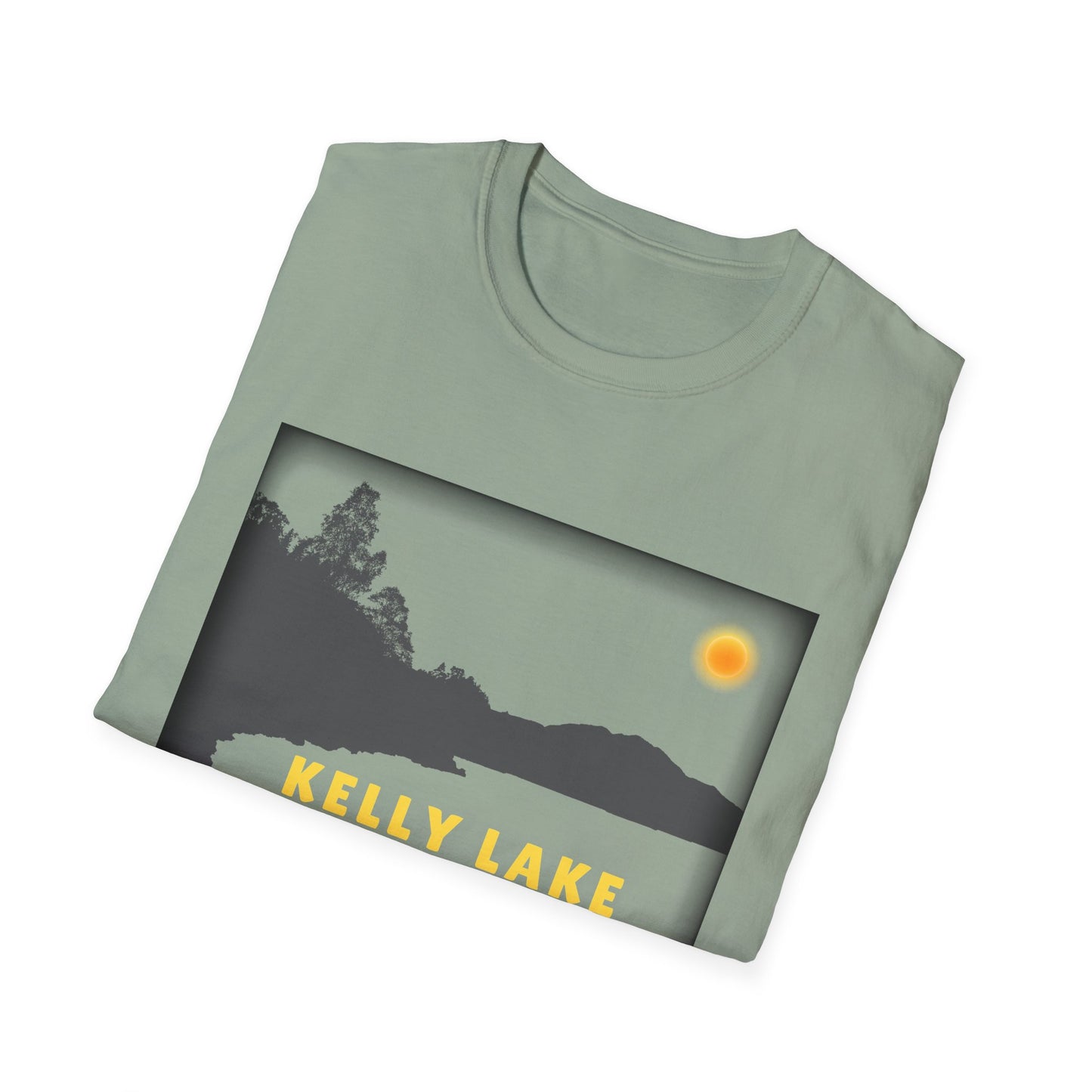 Kelly Lake Sun Scene - Unisex Softstyle T-Shirt - Casual Comfort for Every Occasion