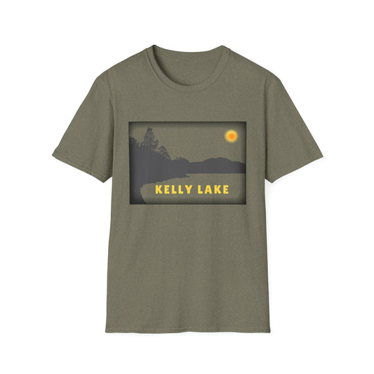 Kelly Lake Sun Scene - Unisex Softstyle T-Shirt - Casual Comfort for Every Occasion