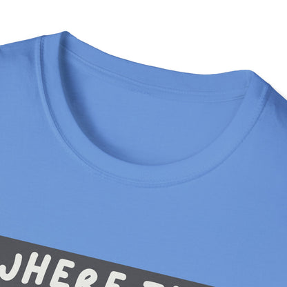 "Where the Hell is Oconto Falls" Unisex Softstyle T-Shirt - Casual Comfort for Every Occasion