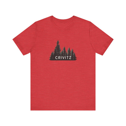 Crivitz Forest Graphic Unisex Tee - Nature Inspired Short Sleeve Shirt