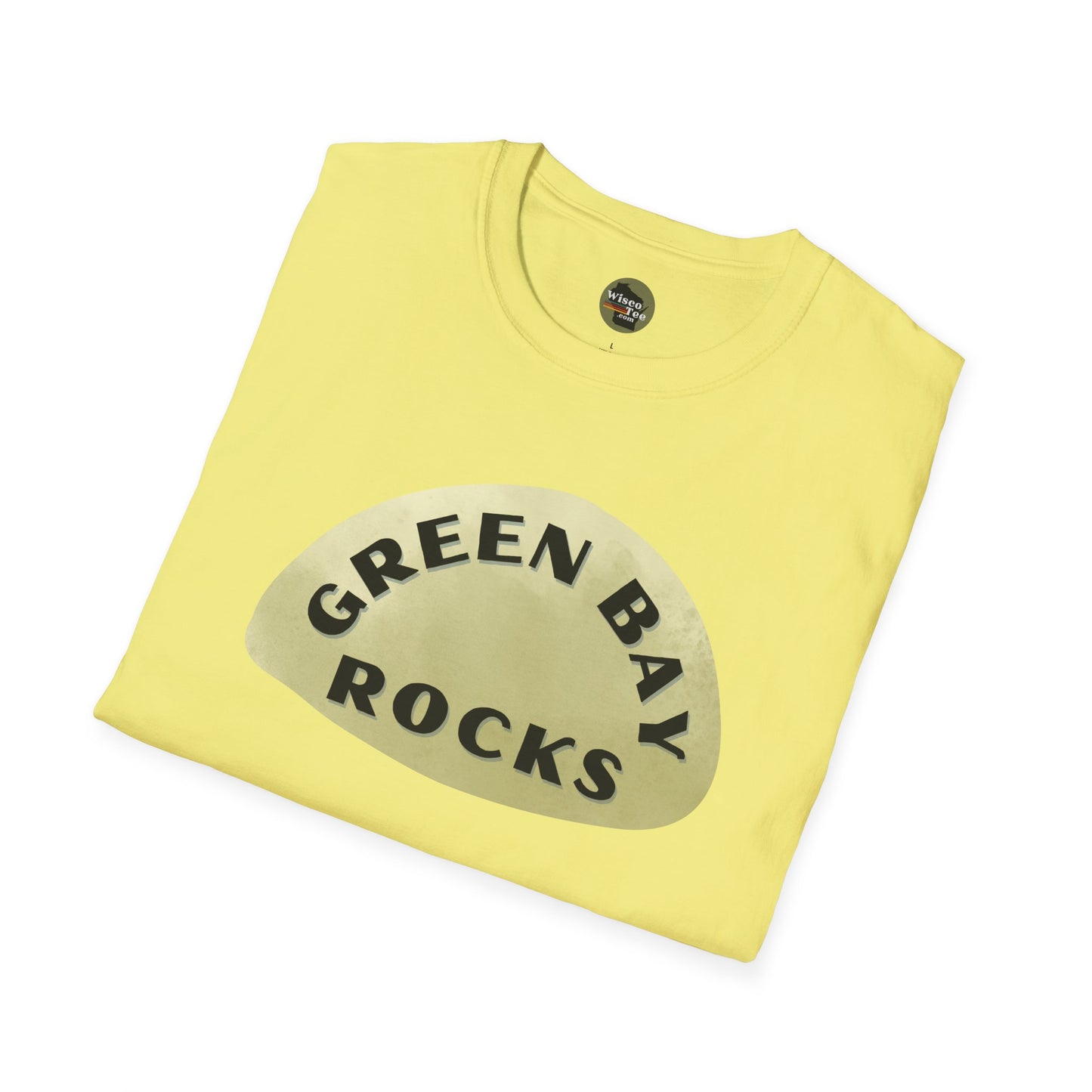"GREEN BAY ROCKS" Unisex Softstyle T-Shirt - Casual Comfort for Every Occasion