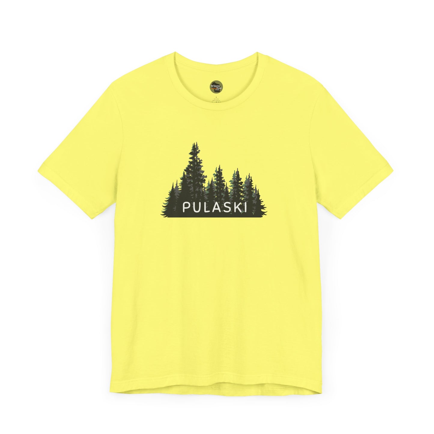 Pulaski Forest Graphic Unisex Tee - Nature Inspired Short Sleeve Shirt