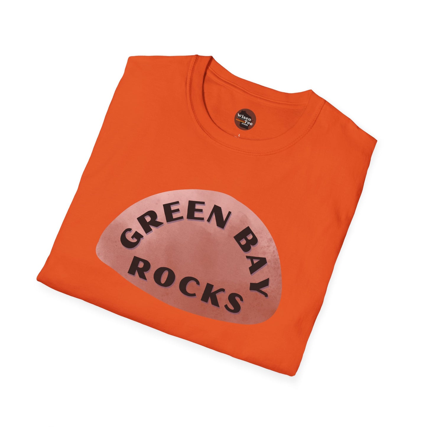 "GREEN BAY ROCKS" Unisex Softstyle T-Shirt - Casual Comfort for Every Occasion