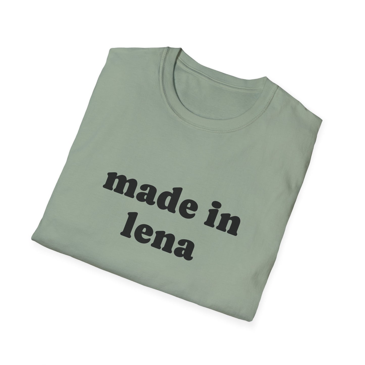 "Made in Lena" Unisex Softstyle T-Shirt - Casual Comfort for Every Occasion