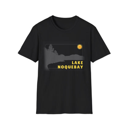 Lake Noquebay Sun Scene - Unisex Softstyle T-Shirt - Casual Comfort for Every Occasion
