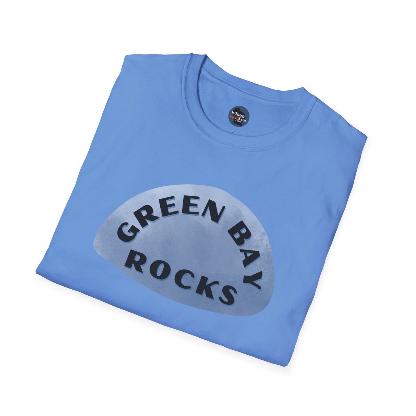 "GREEN BAY ROCKS" Unisex Softstyle T-Shirt - Casual Comfort for Every Occasion