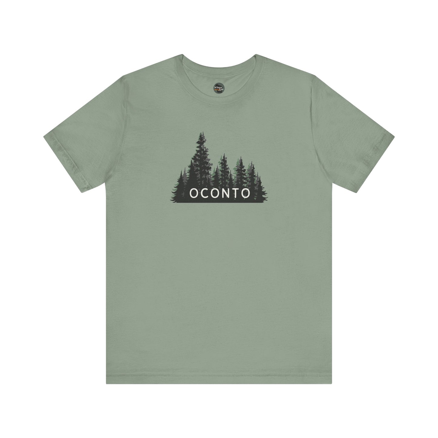 Oconto Forest Graphic Unisex Tee - Nature Inspired Short Sleeve Shirt