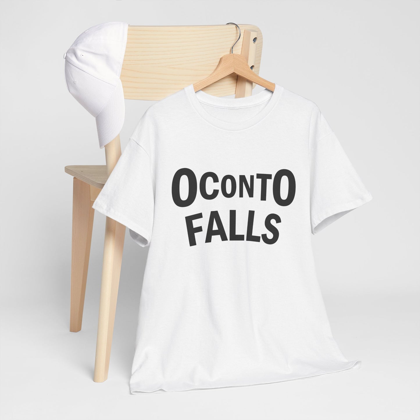 Oconto Falls Unisex Cotton Tee - Casual Comfort for Every Occasion