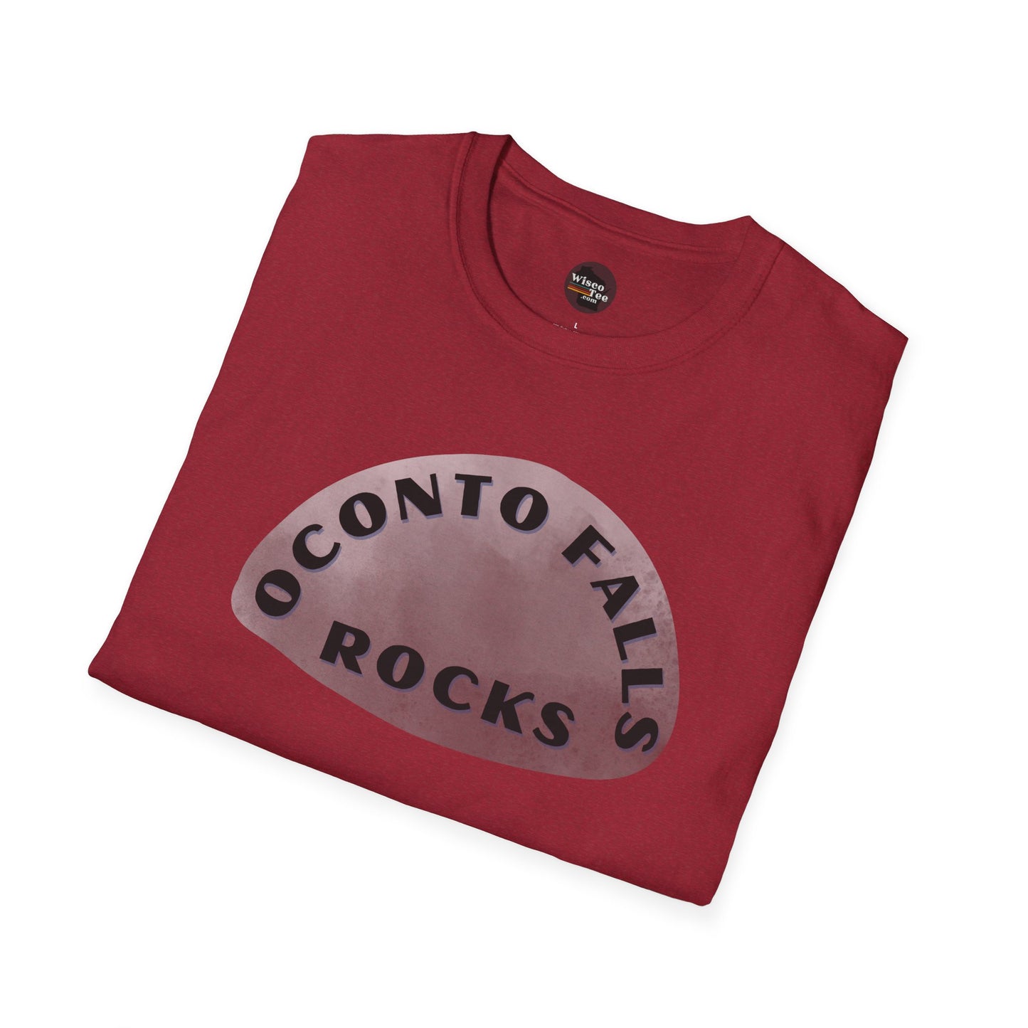 "OCONTO FALLS ROCKS" Unisex Softstyle T-Shirt - Casual Comfort for Every Occasion
