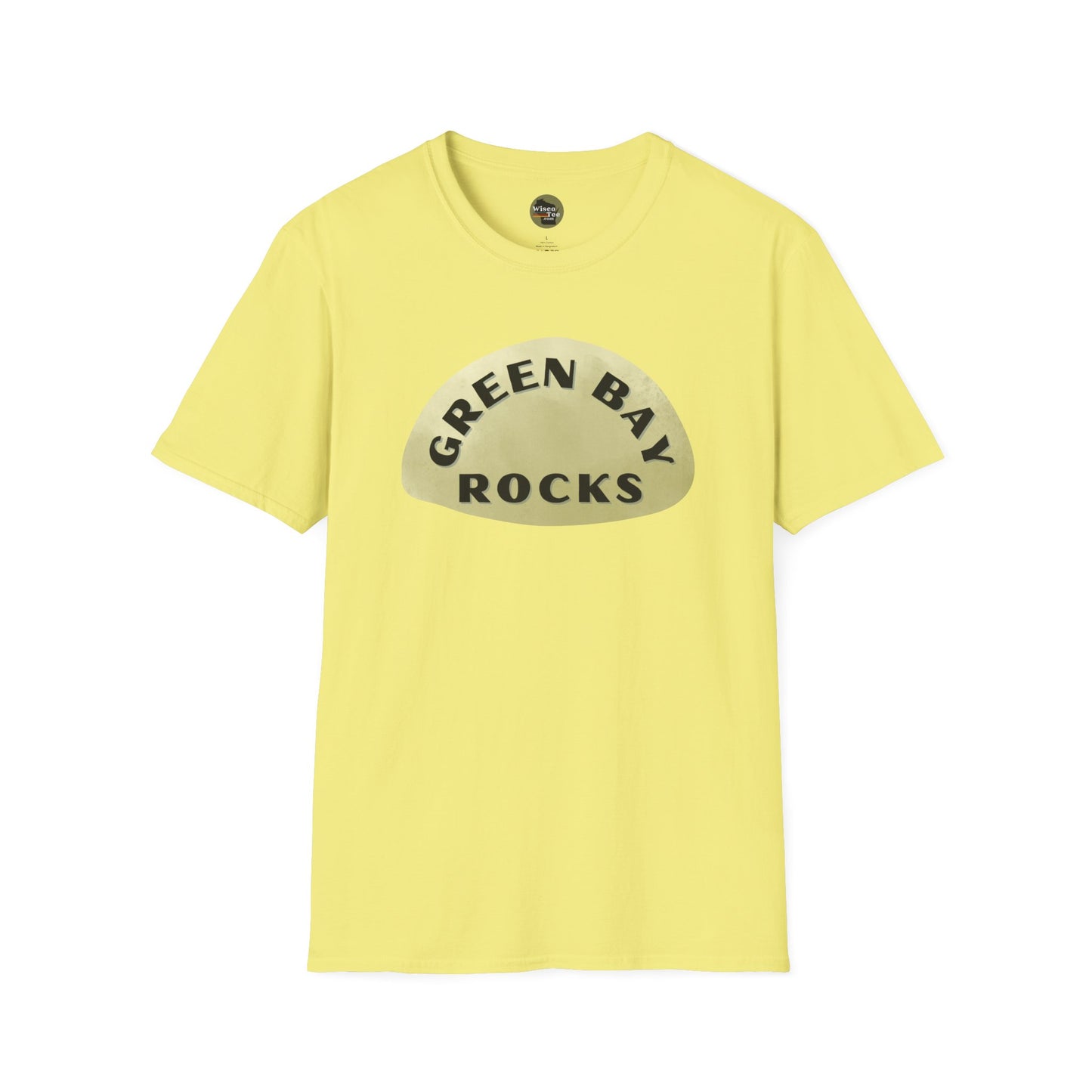 "GREEN BAY ROCKS" Unisex Softstyle T-Shirt - Casual Comfort for Every Occasion