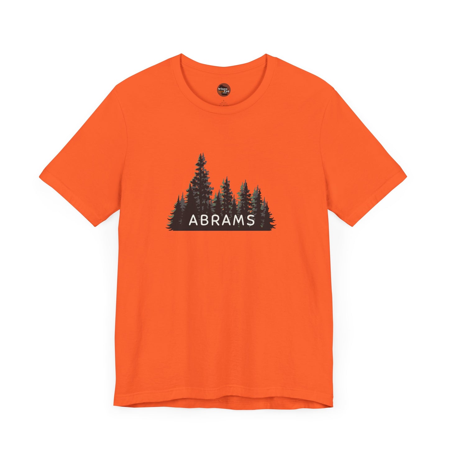 Abrams Forest Graphic Unisex Tee - Nature Inspired Short Sleeve Shirt