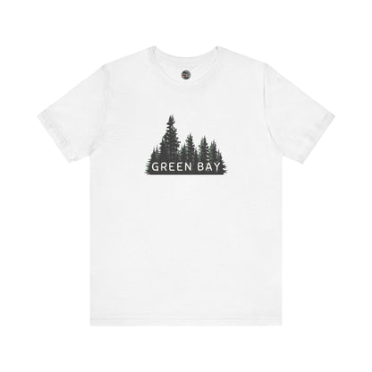 Green Bay Forest Graphic Unisex Tee - Nature Inspired Short Sleeve Shirt
