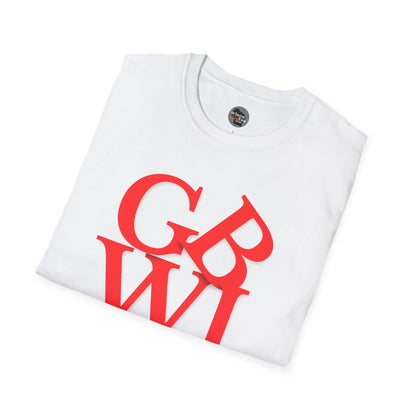 "GB WI" Love Stylish Unisex Softstyle T-Shirt - Vintage Green Bay Design