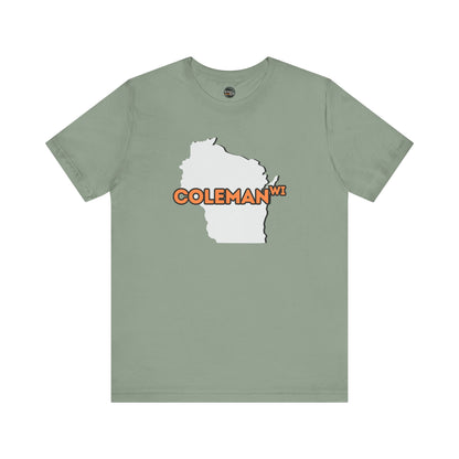 Coleman WI - Wisconsin City Pride T-shirt - Beautifully Soft and Comfortable