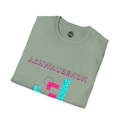 Ashwaubenon Retro 80s Unisex Softstyle T-Shirt - Casual Comfort for Every Occasion