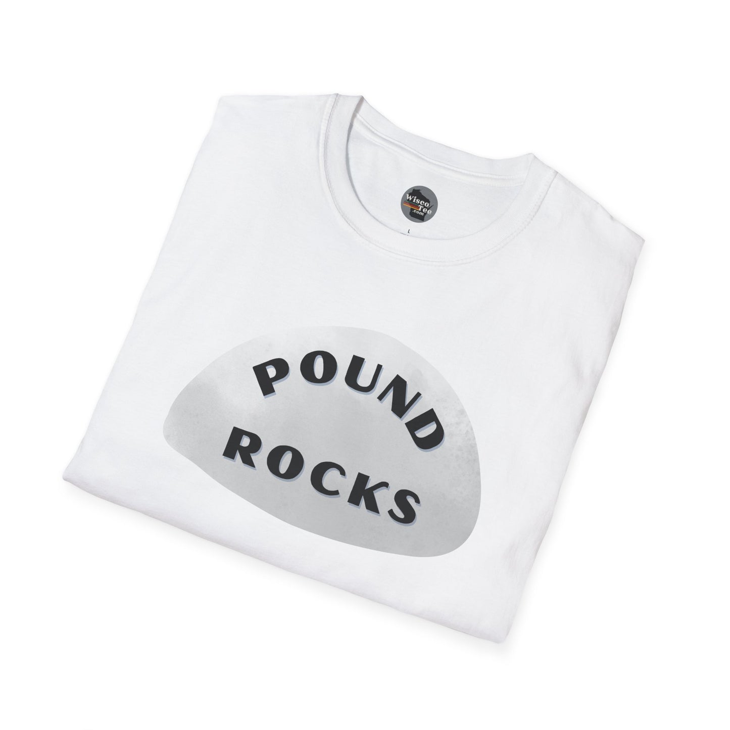 "POUND ROCKS" Unisex Softstyle T-Shirt - Casual Comfort for Every Occasion