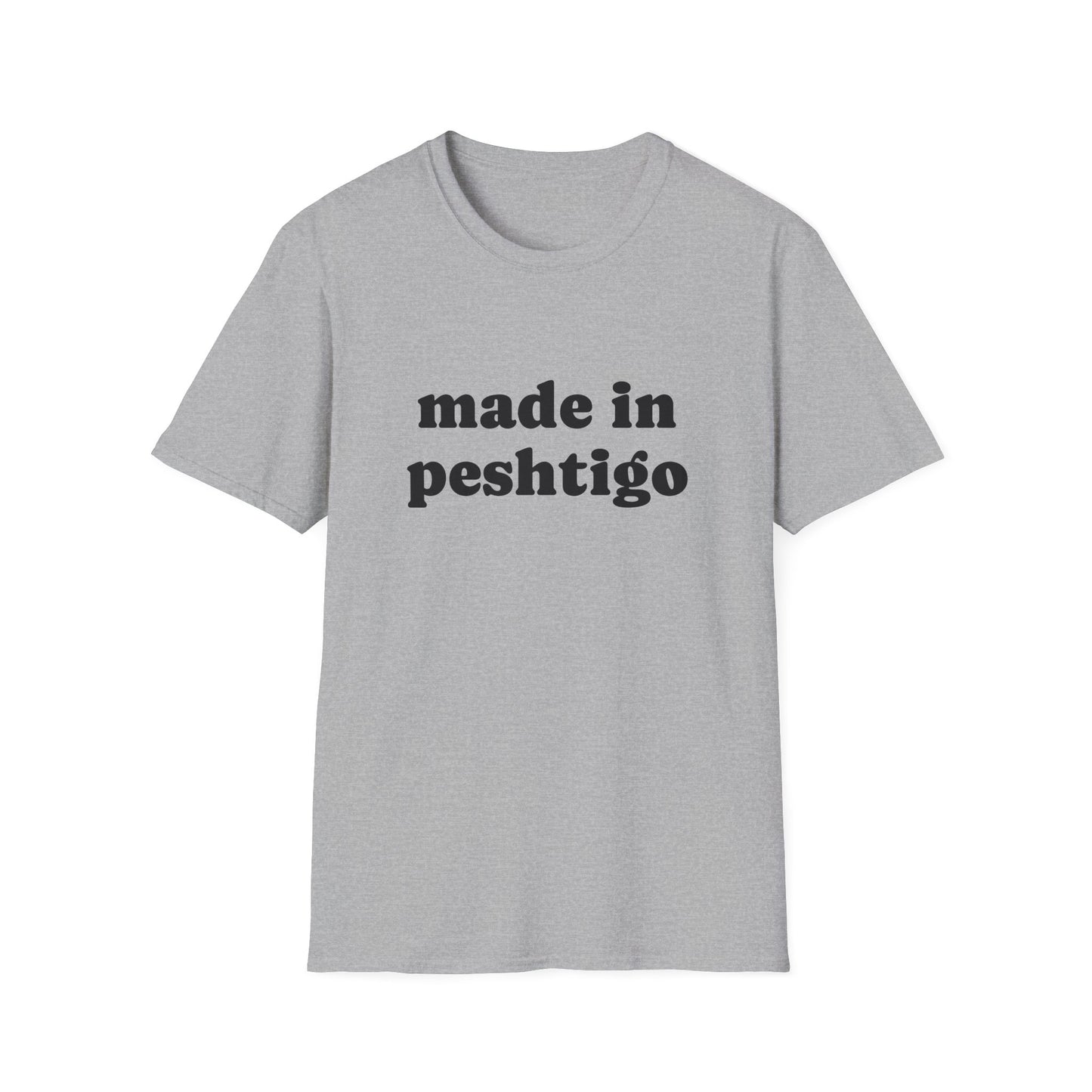 "Made in Peshtigo" Unisex Softstyle T-Shirt - Casual Comfort for Every Occasion