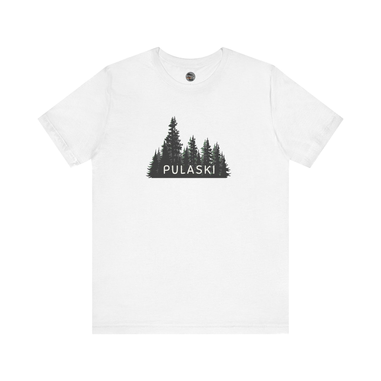 Pulaski Forest Graphic Unisex Tee - Nature Inspired Short Sleeve Shirt