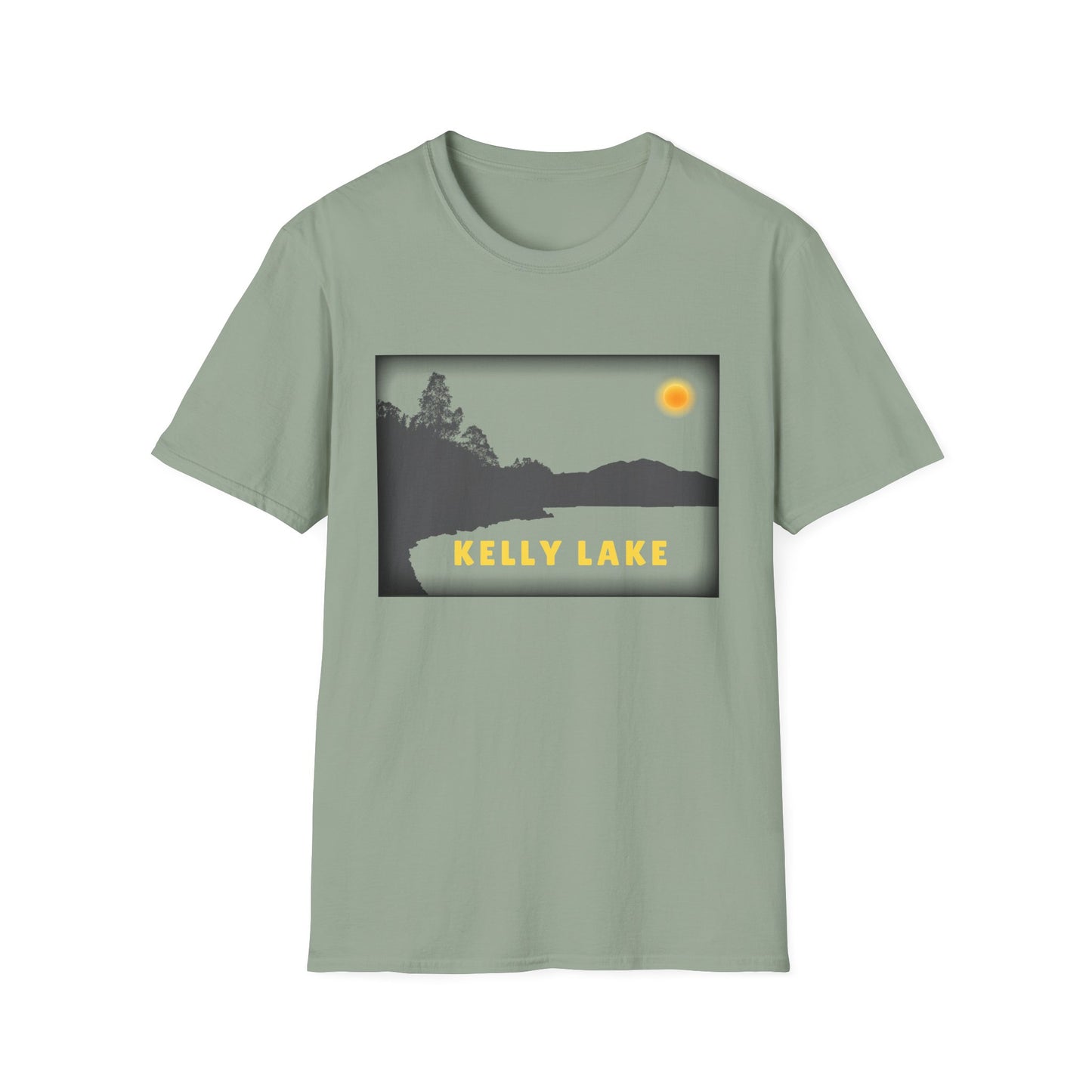 Kelly Lake Sun Scene - Unisex Softstyle T-Shirt - Casual Comfort for Every Occasion