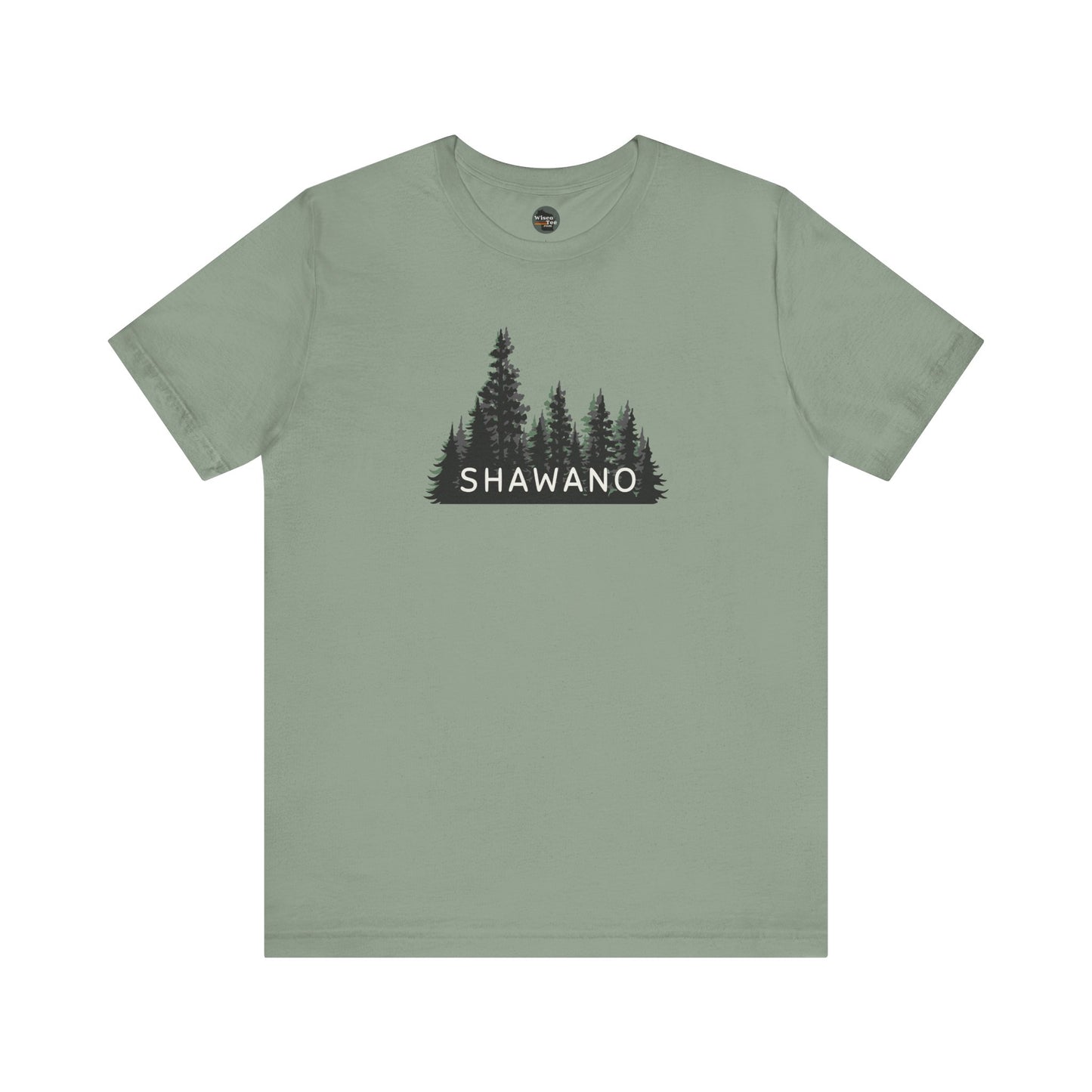 Shawano Forest Graphic Unisex Tee - Nature Inspired Short Sleeve Shirt