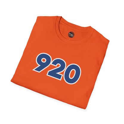 "920" Area Code Pride - Unisex Softstyle T-Shirt - Casual Comfort for Every Occasion