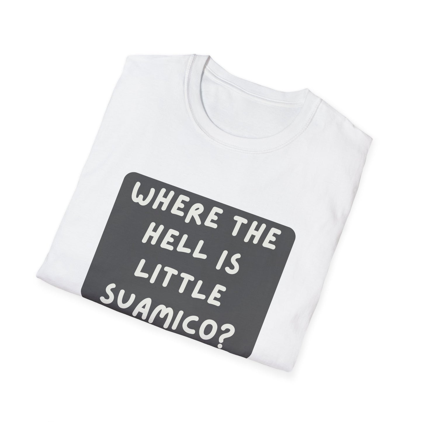 "Where the Hell is Little Suamico" Unisex Softstyle T-Shirt - Casual Comfort for Every Occasion