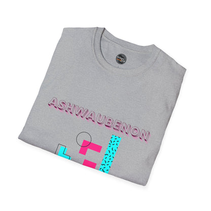 Ashwaubenon Retro 80s Unisex Softstyle T-Shirt - Casual Comfort for Every Occasion