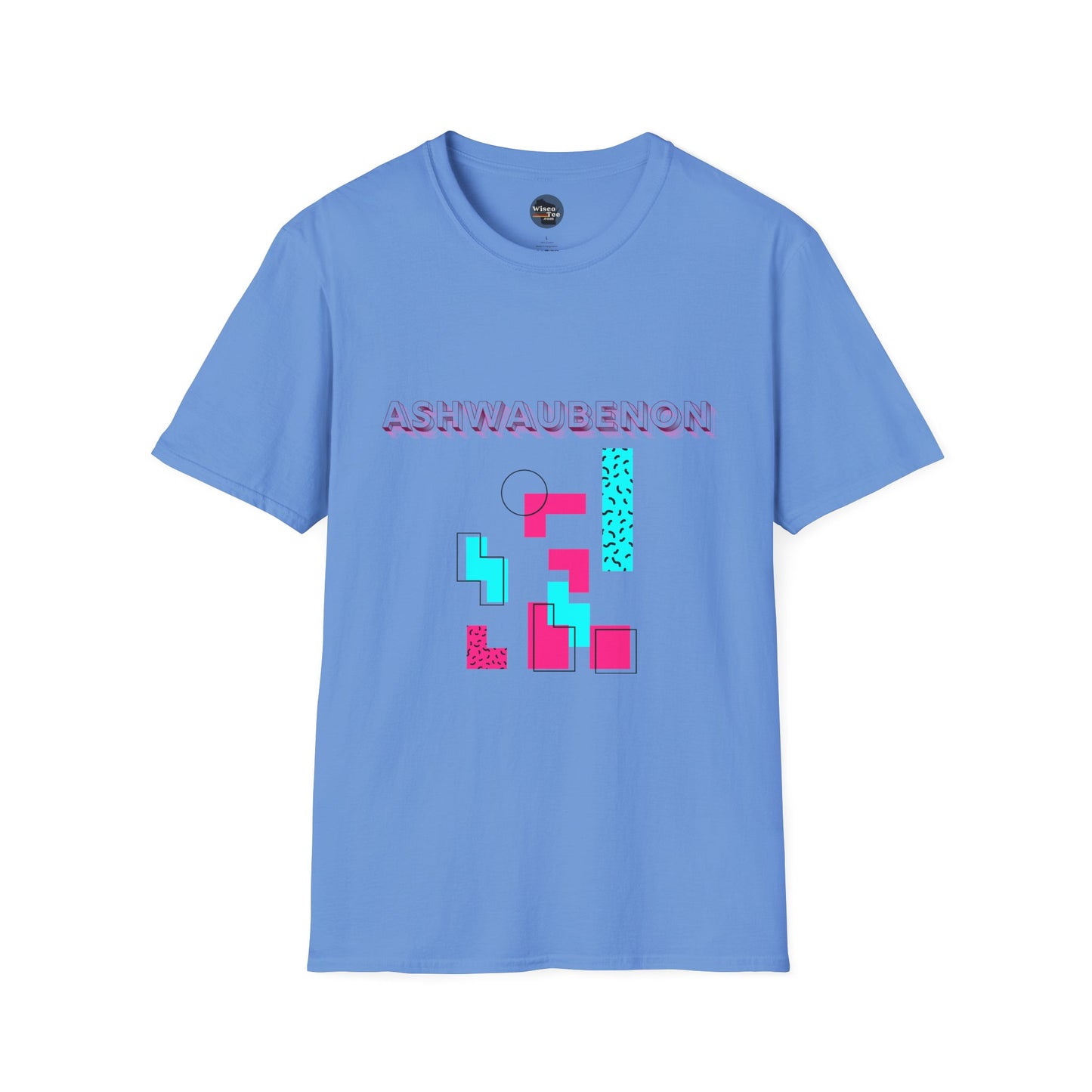 Ashwaubenon Retro 80s Unisex Softstyle T-Shirt - Casual Comfort for Every Occasion