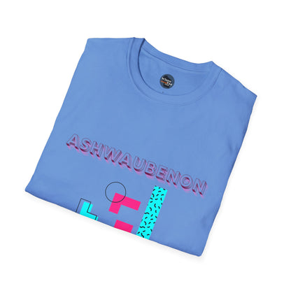 Ashwaubenon Retro 80s Unisex Softstyle T-Shirt - Casual Comfort for Every Occasion