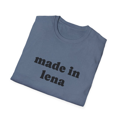 "Made in Lena" Unisex Softstyle T-Shirt - Casual Comfort for Every Occasion