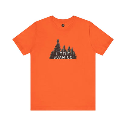 Little Suamico Forest Graphic Unisex Tee - Nature Inspired Short Sleeve Shirt