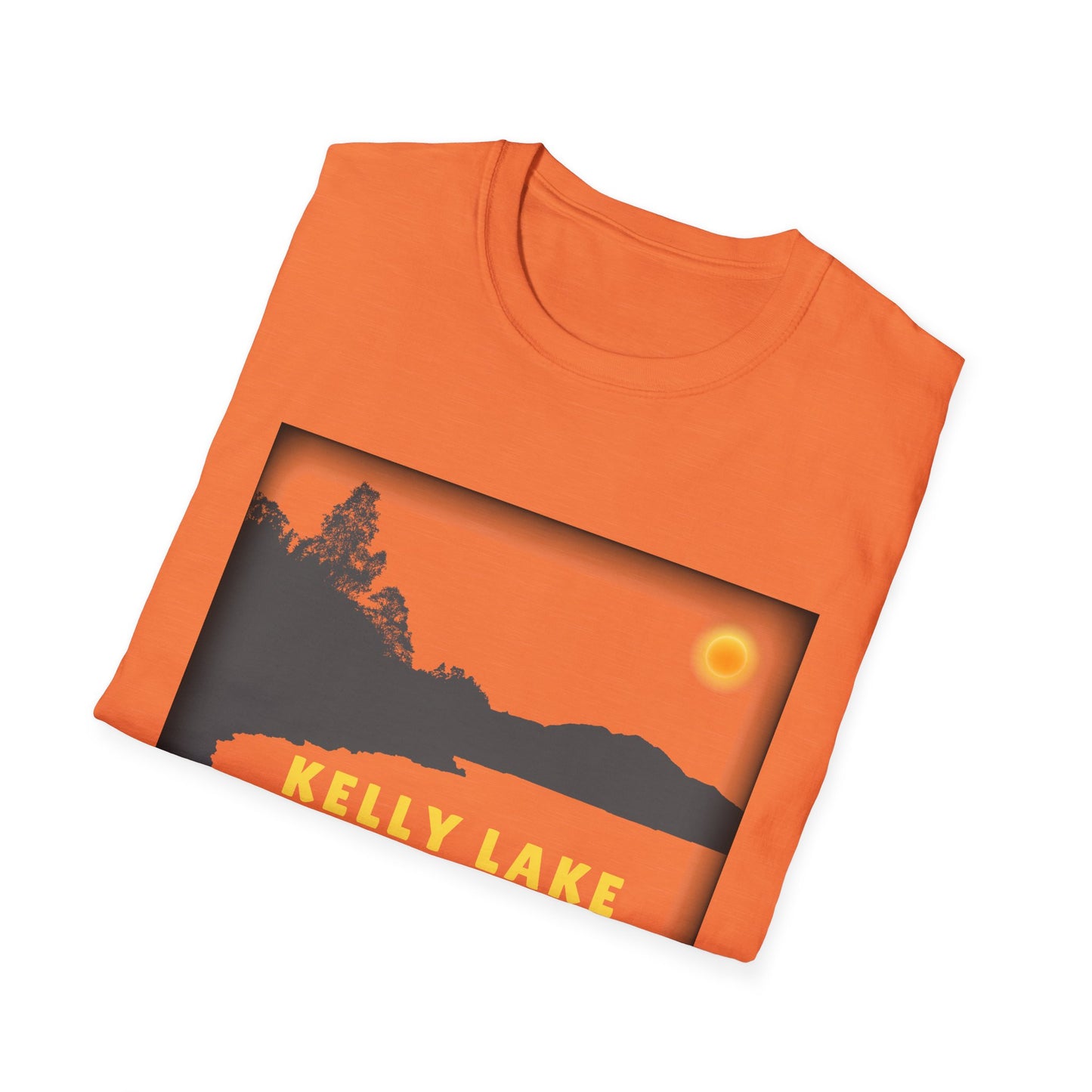 Kelly Lake Sun Scene - Unisex Softstyle T-Shirt - Casual Comfort for Every Occasion