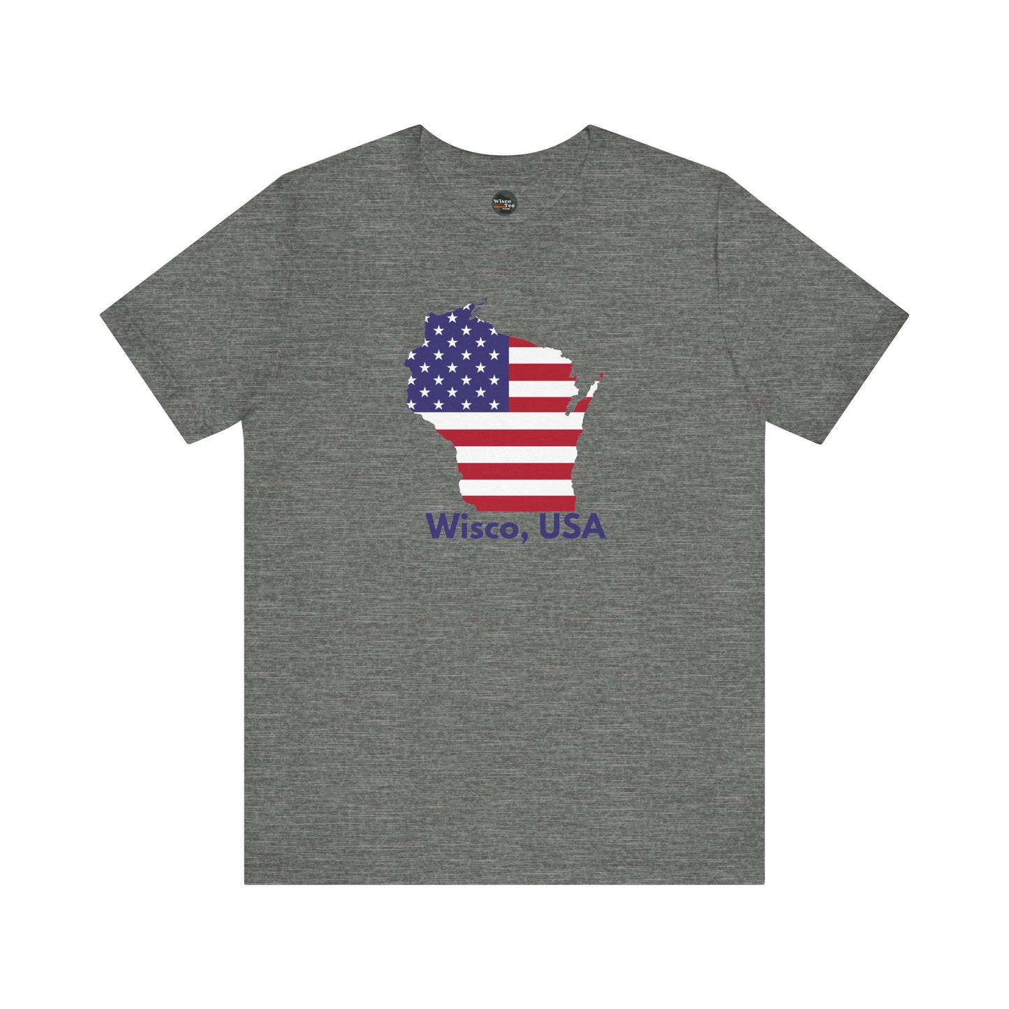 Wisco, USA - Wisconsin City Pride T-shirt - Beautifully Soft and Comfortable